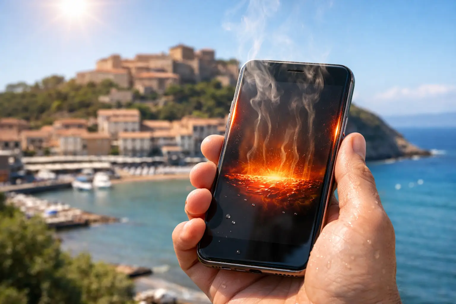 Perché il telefono si surriscalda a Castiglione