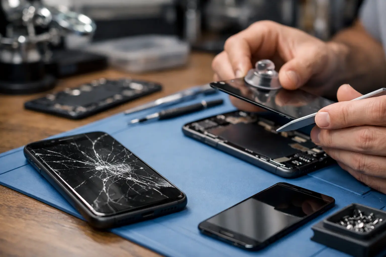 Riparazione schermo rotto telefono: conviene?