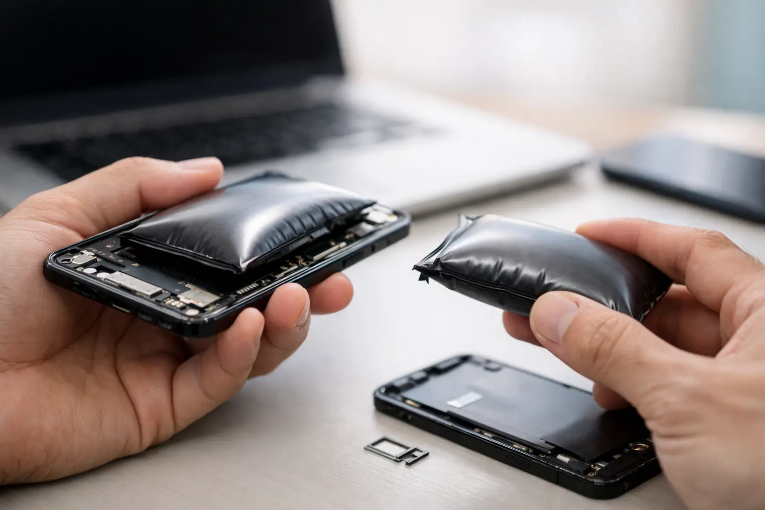 Come capire se la batteria dello smartphone è gonfia
