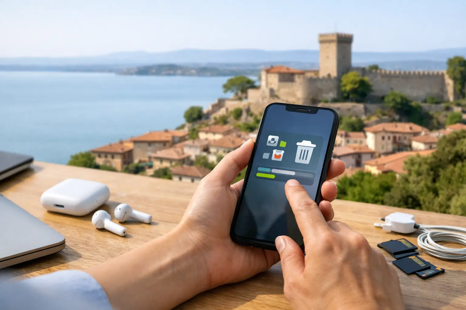 Come liberare memoria telefono a Castiglione