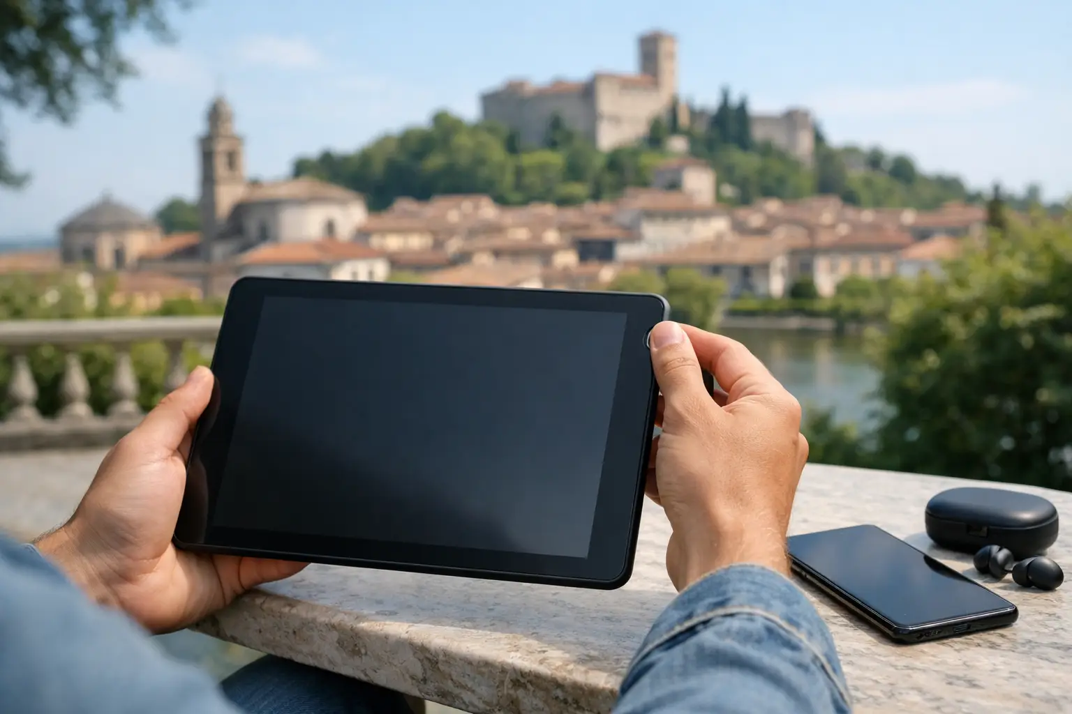 Come riavviare un tablet bloccato a Castiglione