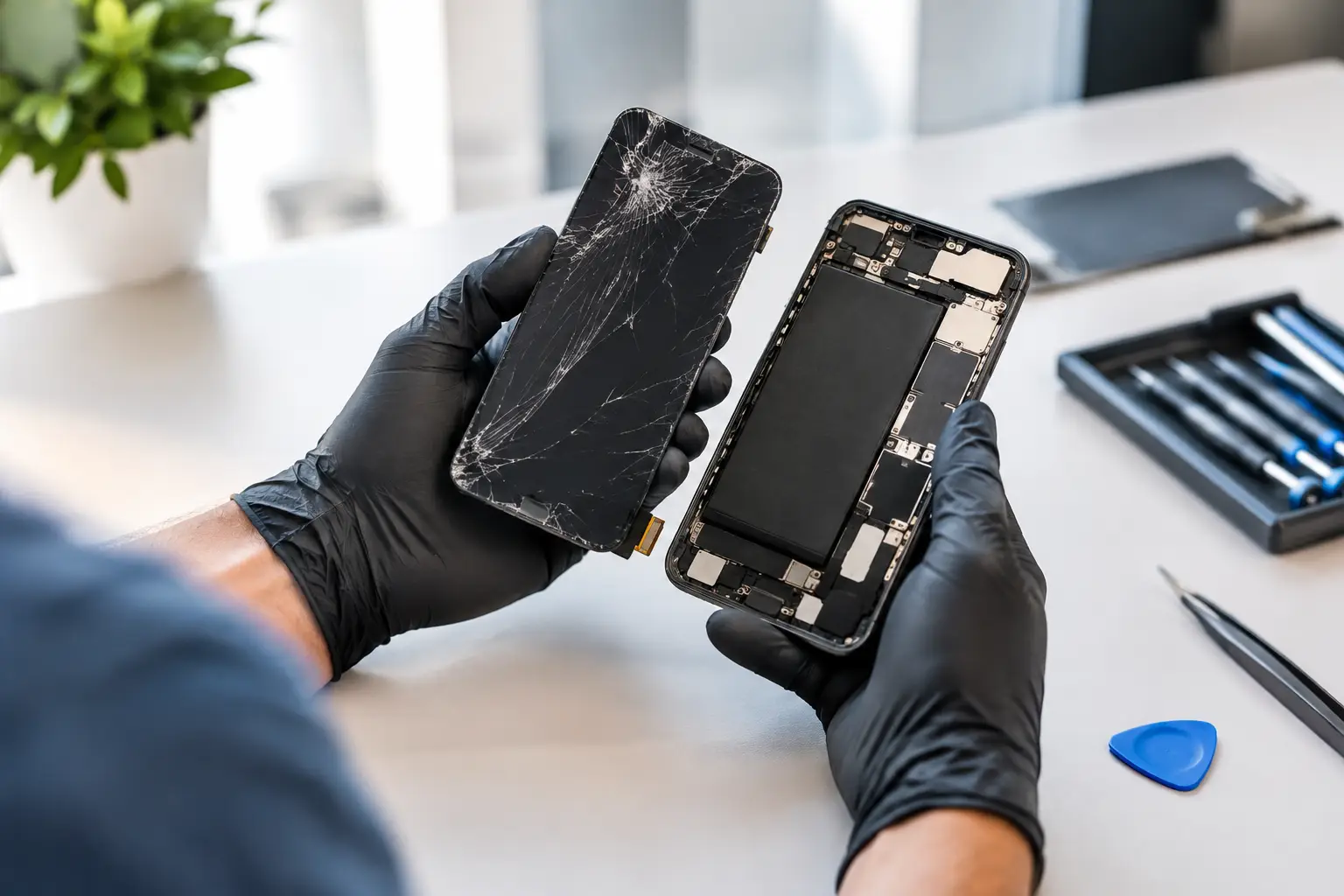 Cambio display cellulare in giornata: è possibile?